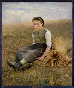 La pequeña espigadora, 1884